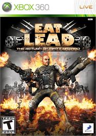 Box cover for Eat Lead - The Return Of Matt Hazard on the Microsoft Xbox 360.